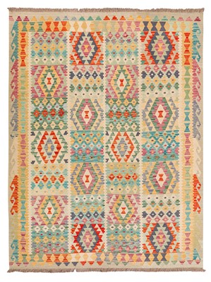 Lot 48 - A fine Turkish design kilim, approx: 246cm. x 165cm