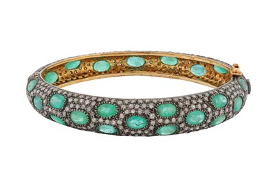Lot 95 - Amrapali Ι A sapphire and diamond bangle, circa 2014