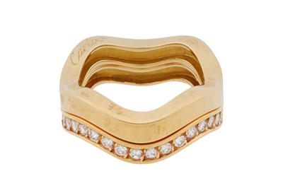 Lot 282 - Cartier l Two wavy bands