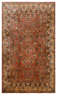 Lot 27 - A fine Sarouk carpet, west Persia, approx: 331cm. x 273cm