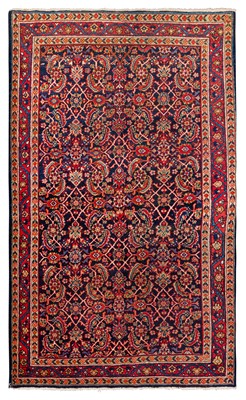 Lot 51 - A Mahal rug, west Persia, approx: 208cm. x 136cm