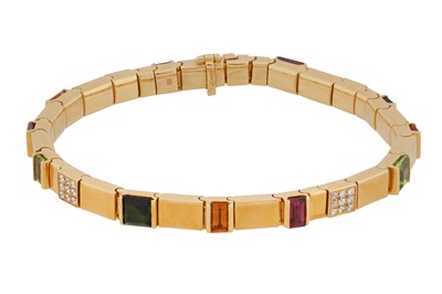 Lot 167 - Asprey l A bracelet and necklace suite, circa 2000's
