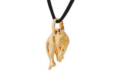 Lot 296 - Cartier l A 'Panthère' pendant necklace, circa 1991