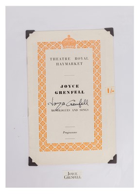 Lot 115 - Autograph Collection.- Stage Actors