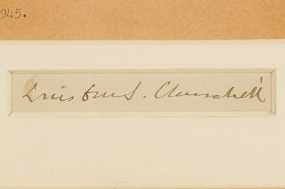 Lot 323 - Churchill (Winston Spencer)