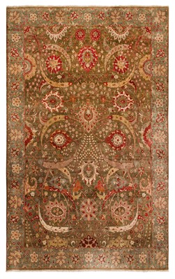 Lot 29 - A fine vase design carpet, approx: 338cm. x 246cm