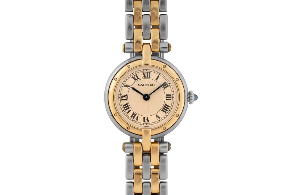 Lot 450 - Lady's Cartier Panthere Vendome Bracelet Watch