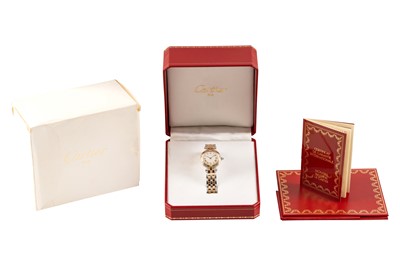 Lot 450 - Lady's Cartier Panthere Vendome Bracelet Watch