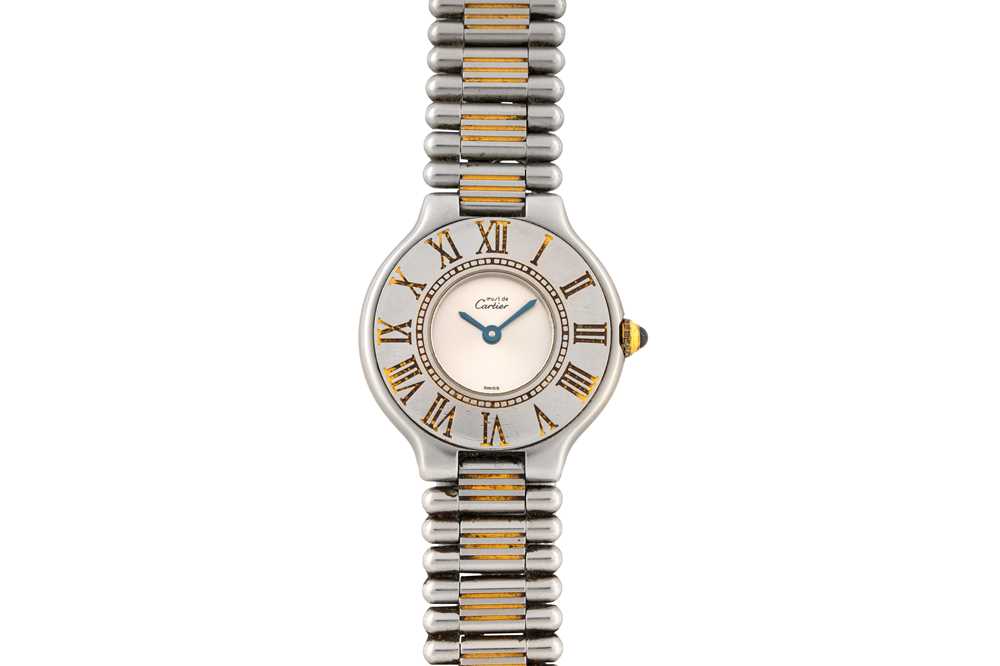 Lot 456 - Lady's Cartier Bracelet Watch