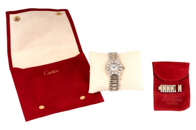 Lot 456 - Lady's Cartier Bracelet Watch