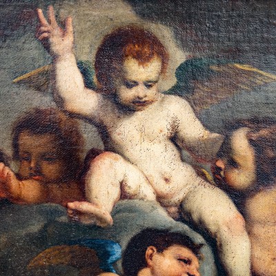 Lot 19 - Circle of Guercino (Italian, 1591-1666)