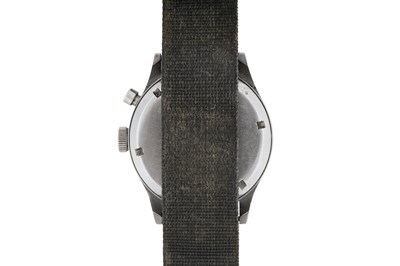 Lot 405 - Men's Vintage Military Issue Lemania Monopusher Chronograph Wristwatch
