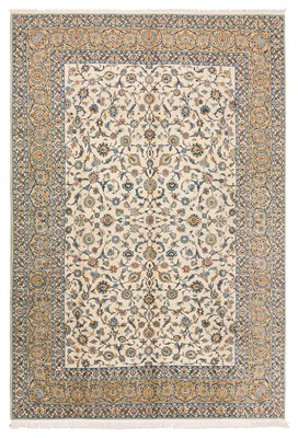 Lot 95 - A fine Kashan carpet, central persia, approx: 415cm. x 285cm