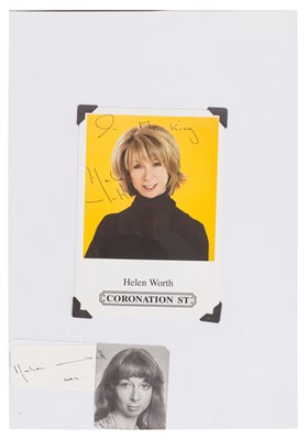 Lot 80 - Autograph Collection.- Coronation Street