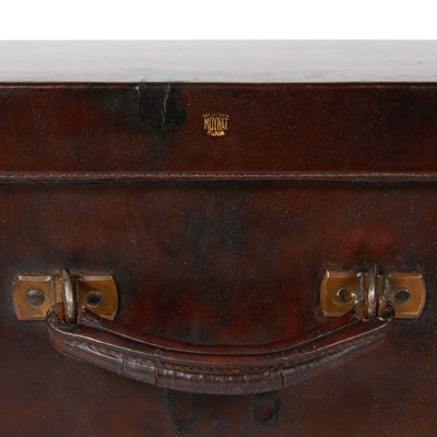 Lot 105 - Moynat Brown Small Suitcase