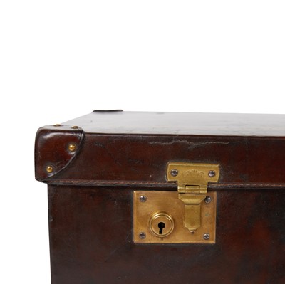 Lot 105 - Moynat Brown Small Suitcase