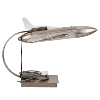 Lot 93 - A Contemporary Table Lamp in the form of a Fighter Jet