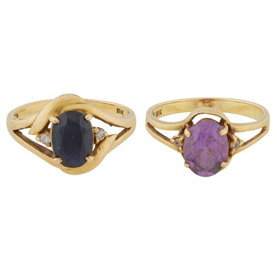 Lot 141 - Two rings