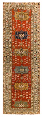 Lot 41 - An antique Karaja runner, north-west Persia, approx:353cm. x 112cm