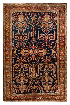 Lot 63 - An antique Sarouk-Feraghan rug, west Persia, approx: 200cm. x 133cm