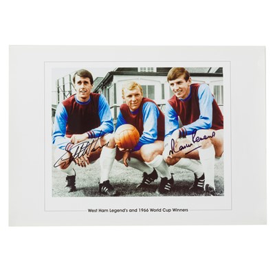 Lot 614 - 1966 World Cup.- Jimmy Greaves, Nobby Stiles, Martin Peters