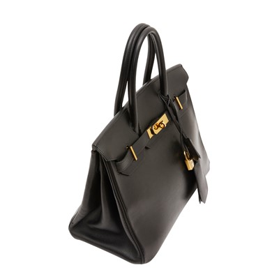 Lot 190 - Hermes Black Swift Birkin 30