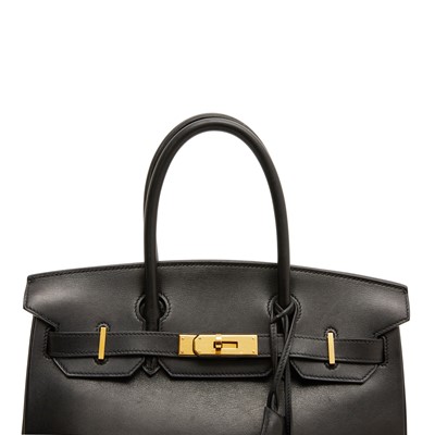 Lot 190 - Hermes Black Swift Birkin 30