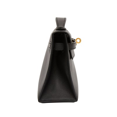 Lot 192 - Hermes Black Swift Kelly Pochette