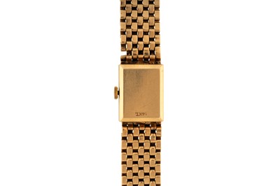 Lot 461 - Lady's Sandoz 14k Gold Bracelet Watch