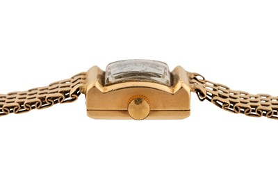 Lot 461 - Lady's Sandoz 14k Gold Bracelet Watch