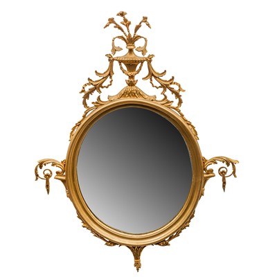 Lot 505 - An early 20th Century, George III style gilt mirror