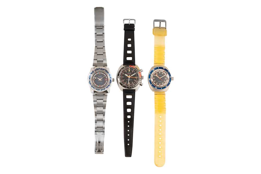 Lot 429 - Vintage Collection Starter Lot: 3 x Men's 1970's Tool Watches