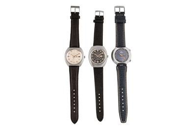 Lot 430 - Vintage Collection Starter Lot: 3 x Men's 1970s Wristwatches
