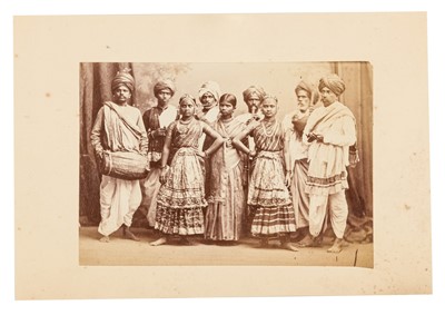 Lot 111 - INDIA, STUDIO PORTRAIT STUDIES, c.1880