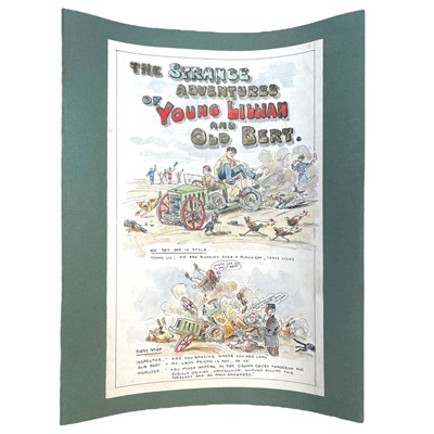 Lot 190 - Milward Nichols (H.) Comic sketch book