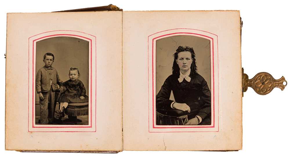 Lot 82 - AMERICAN PORTRAITURE INTEREST, 1860s-1880s.