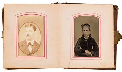 Lot 82 - AMERICAN PORTRAITURE INTEREST, 1860s-1880s.