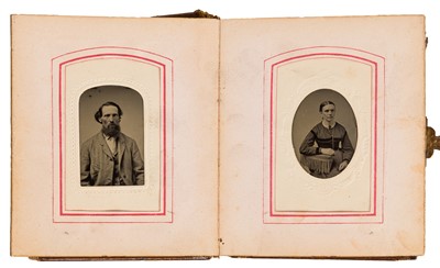 Lot 82 - AMERICAN PORTRAITURE INTEREST, 1860s-1880s.