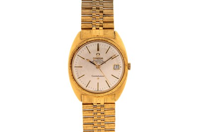 Lot 415 - Men's Omega 18k Chronometer Bracelet Watch