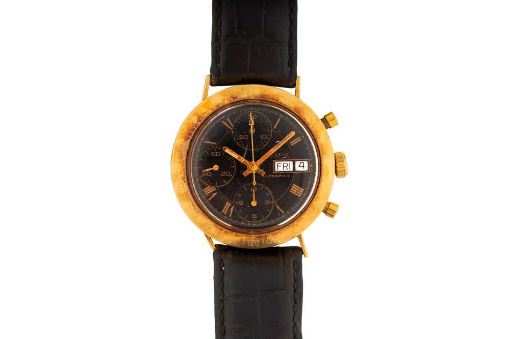 Lot 425 - Men's Tala 18k Gold Automatic Chronograph Wristwatch