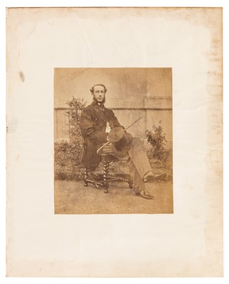 Lot 62 - BRITISH SCRAPBOOK ALBUM, c.1850s