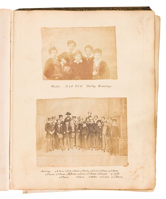 Lot 62 - BRITISH SCRAPBOOK ALBUM, c.1850s