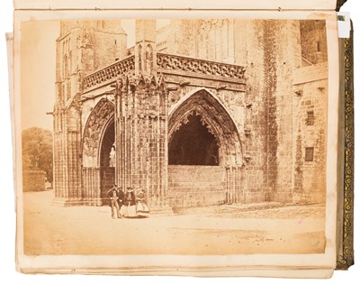 Lot 62 - BRITISH SCRAPBOOK ALBUM, c.1850s