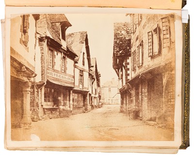 Lot 62 - BRITISH SCRAPBOOK ALBUM, c.1850s