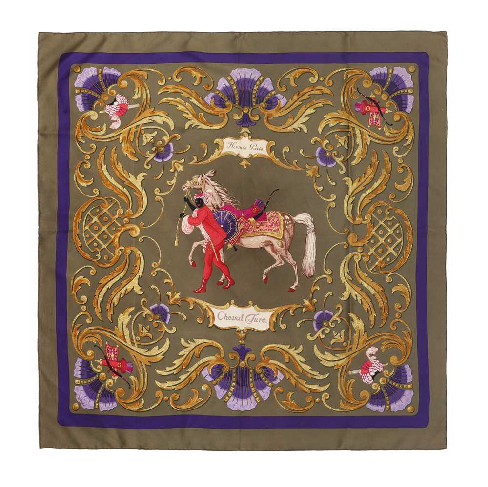 Lot 71 - Hermes 'Cheval Turc' Silk Scarf 90