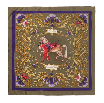 Lot 71 - Hermes 'Cheval Turc' Silk Scarf 90