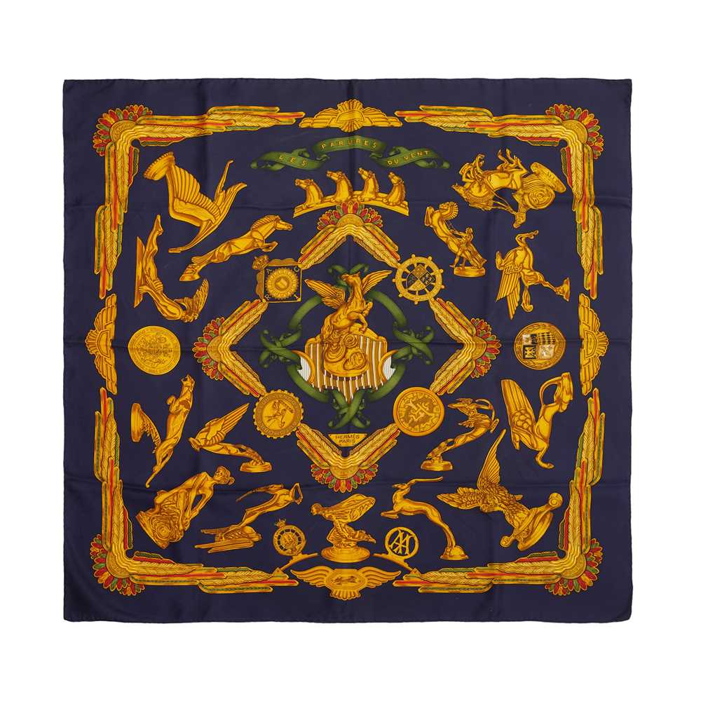 Lot 90 - Hermes 'Les Parures du Vent' Silk Scarf 90