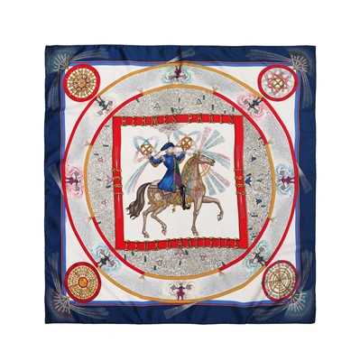 Lot 78 - Hermes 'Feux d'Artifice' Silk Scarf