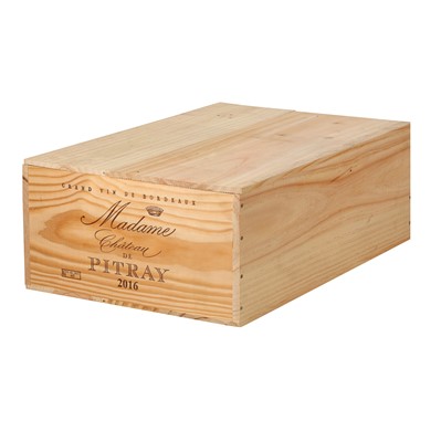 Lot 137 - Chateau Pitray Cuvee Madame 2016 - 12 bottles in OWC