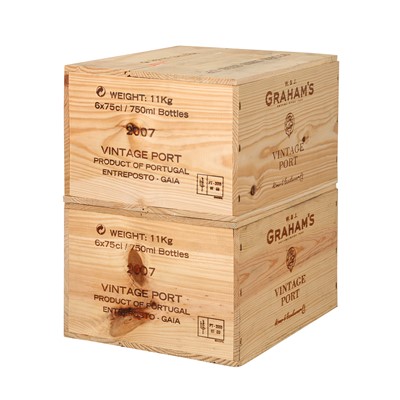 Lot 308 - Graham's 2007 - 12 bottles in OWC